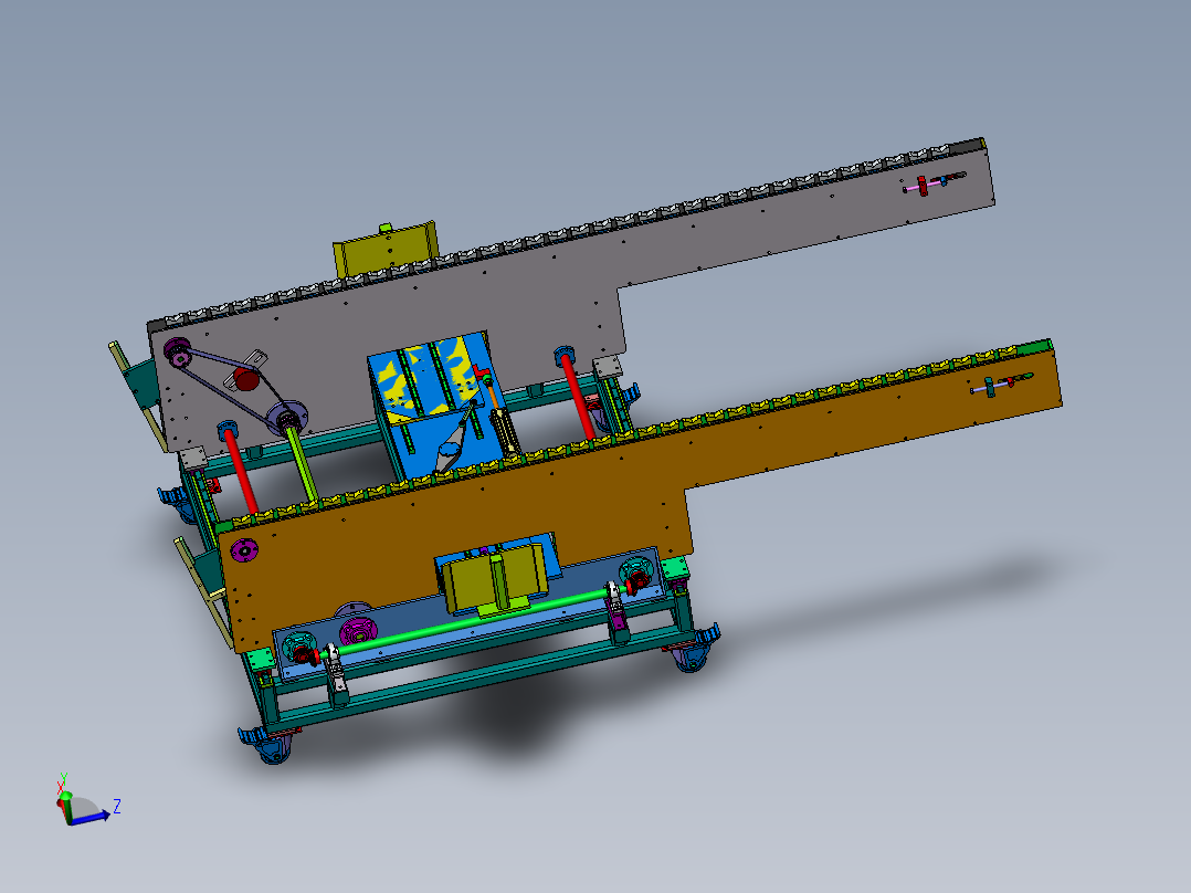 火焰处理输送线sw18