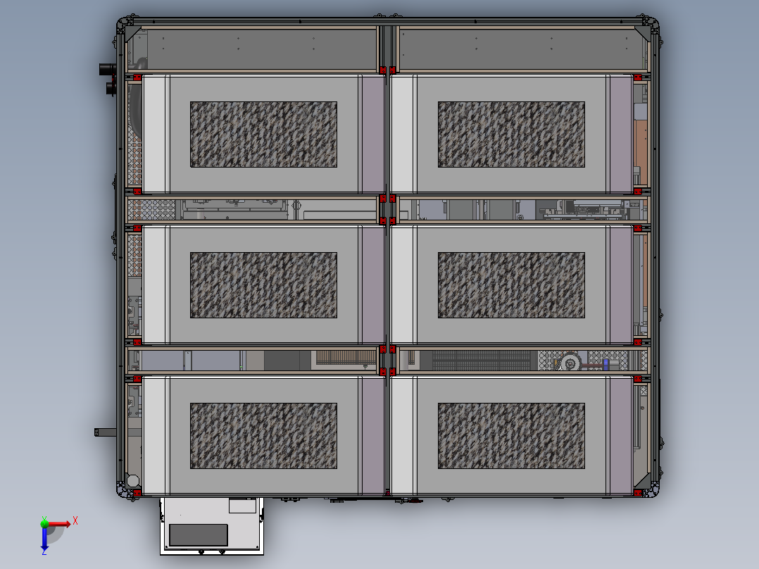 显示屏玻璃激光切割机sw18可编辑俯视图