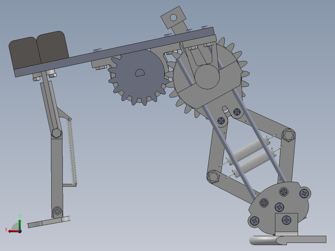 仿生青蛙sw22可编辑后视图