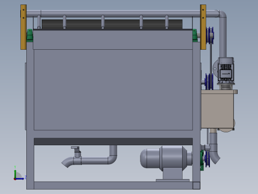 果蔬清洗机设计--1617367--1000左视缩略图