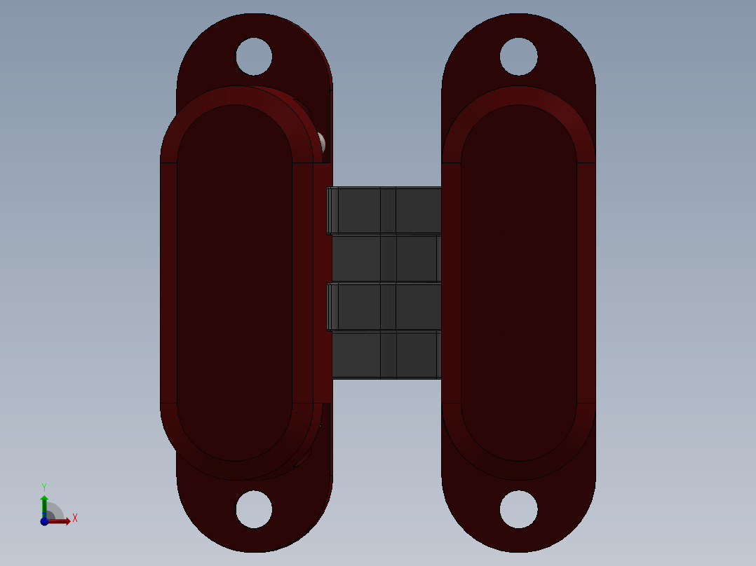 铰链、-铰链conceale前视图