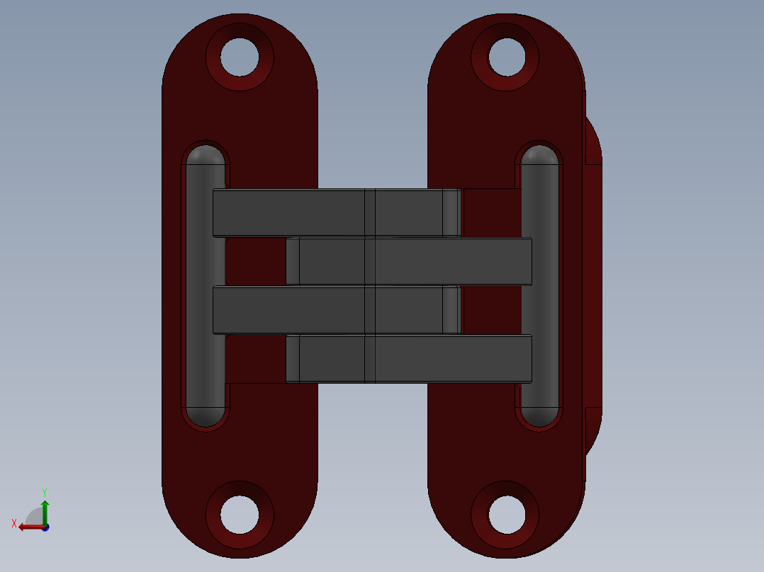 铰链、-铰链conceale后视图