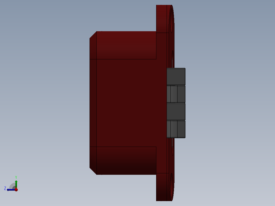 铰链、-铰链conceale右视图