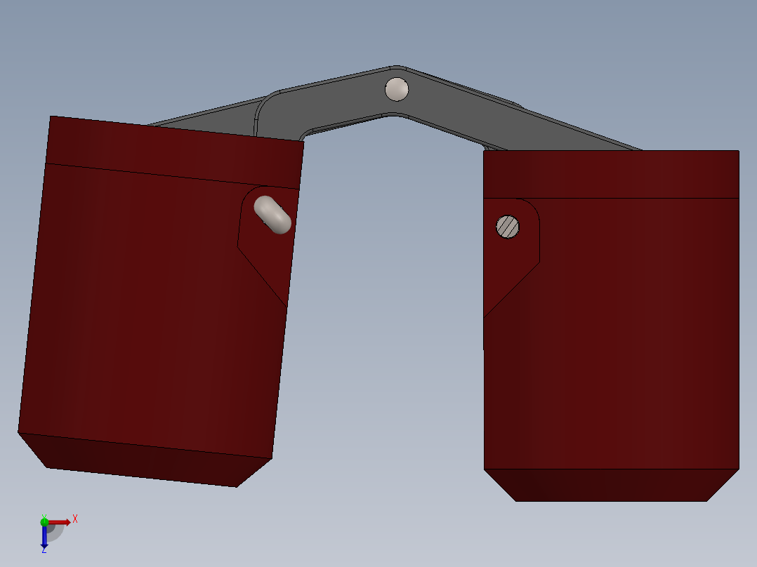 铰链、-铰链conceale俯视图