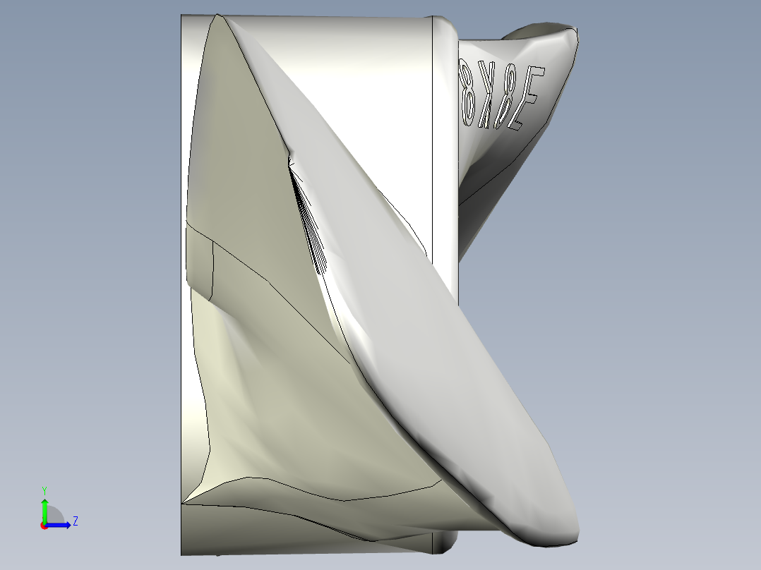 螺旋桨(51)左视图