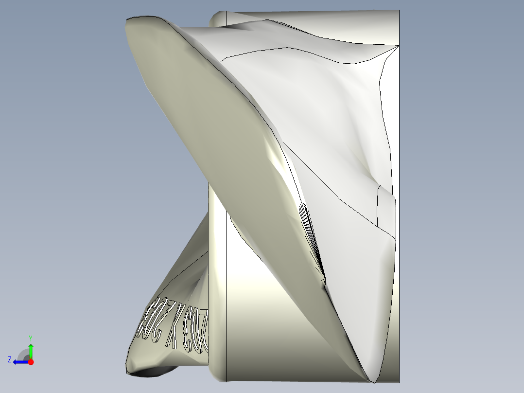 螺旋桨(51)右视图