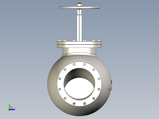 铸铁 铸钢截止阀 截止止回阀-JIS5K-300左视缩略图