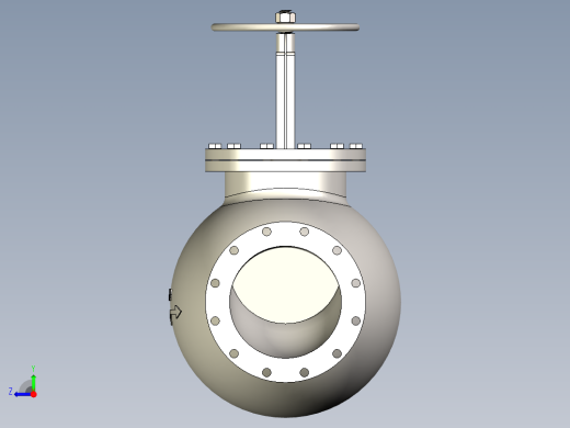 铸铁 铸钢截止阀 截止止回阀-JIS5K-300右视缩略图