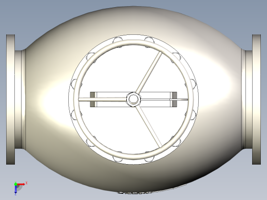铸铁 铸钢截止阀 截止止回阀-JIS5K-300俯视缩略图