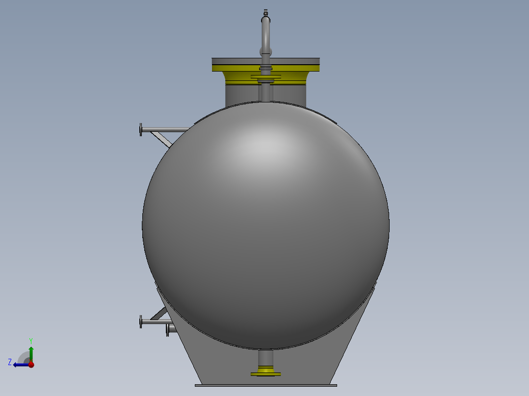 压力容积、储罐右视图