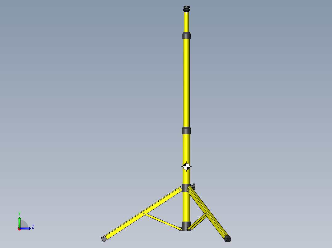 三脚架(7)左视图
