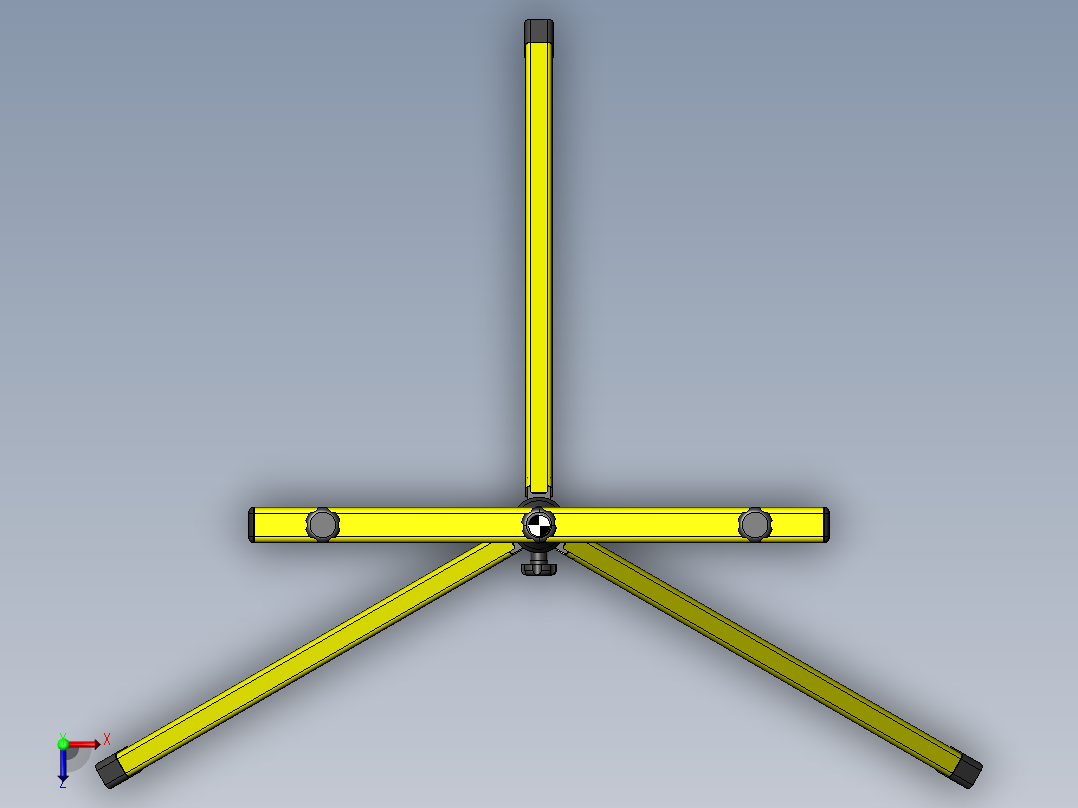 三脚架(7)俯视图