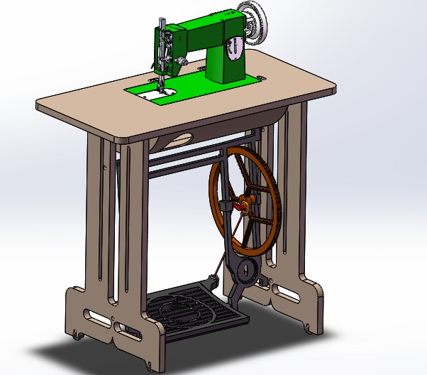 脚踏板式缝纫机