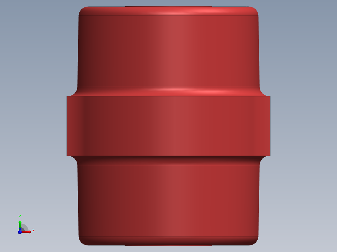 母线绝缘子前视图