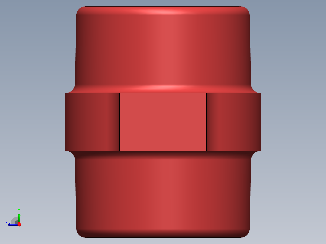 母线绝缘子右视图