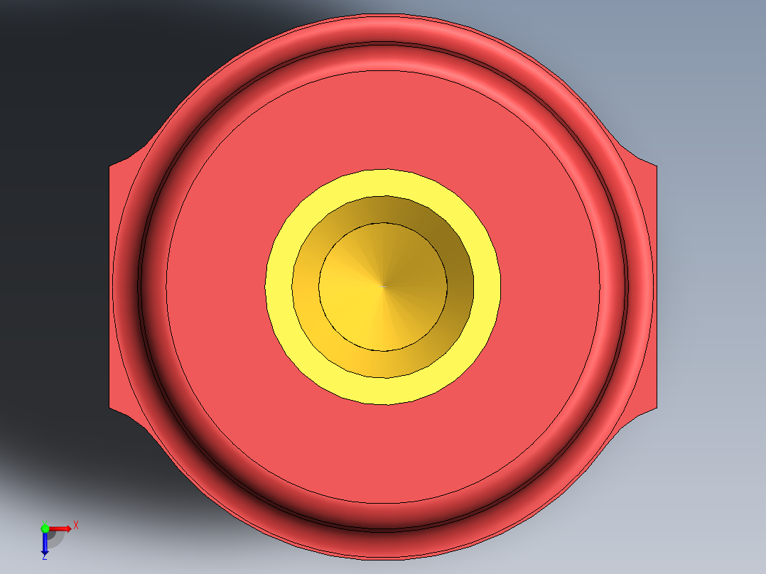 母线绝缘子俯视图