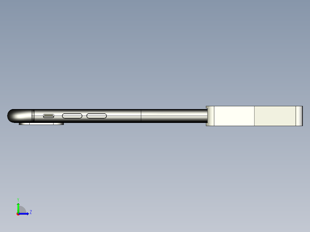 触摸手机壳11左视图