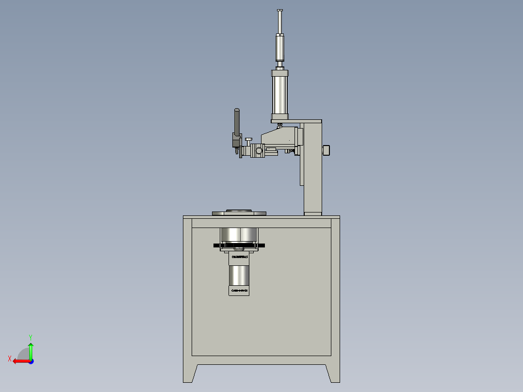 立式自动圆焊机后视图
