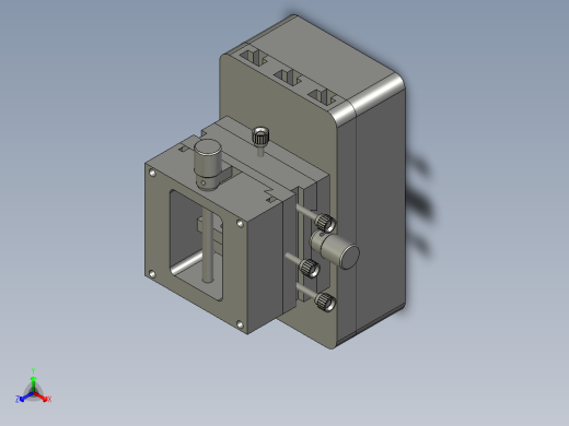 小型油盘组合正等轴测缩略图