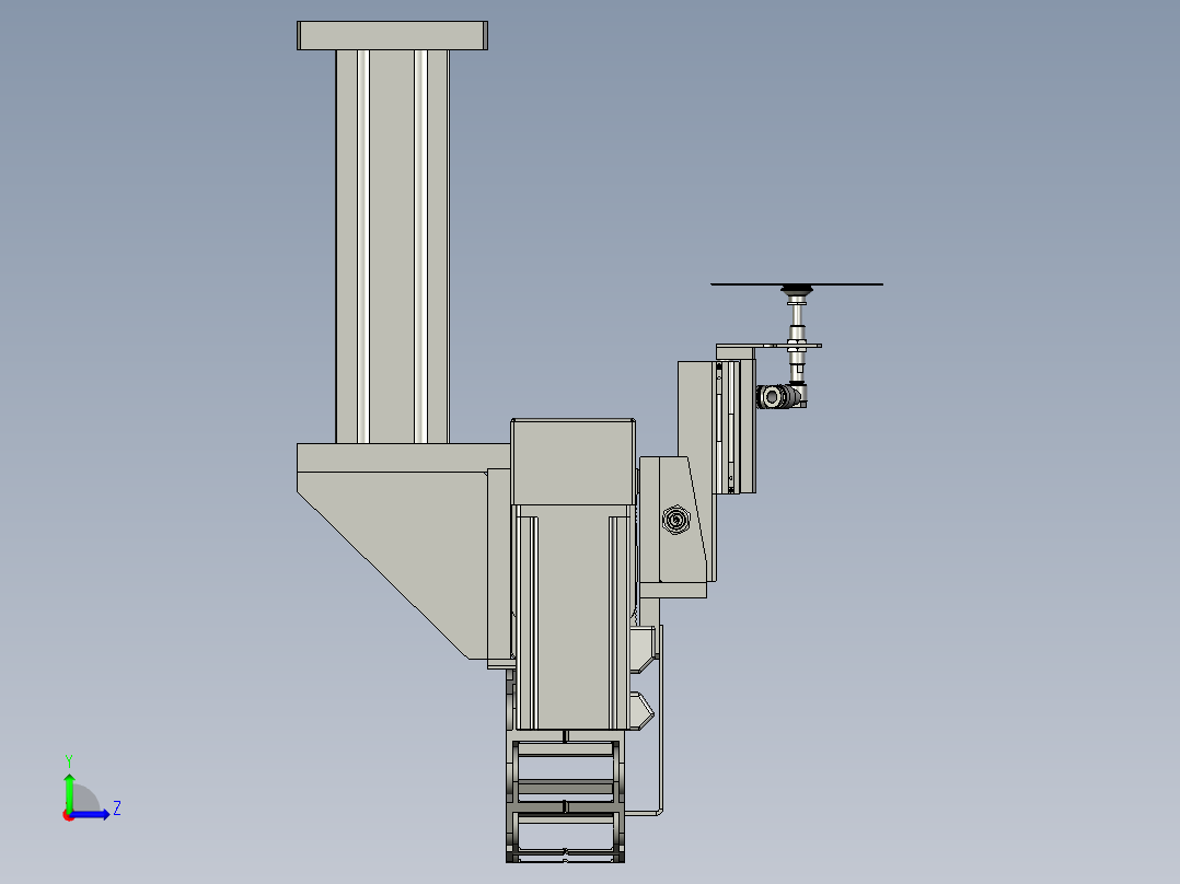 FJ-A2600-下料搬运左视图