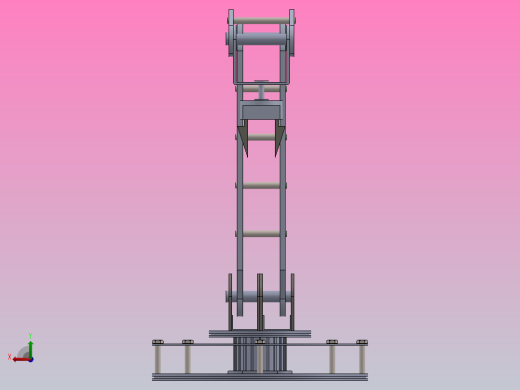 简易机械臂结构3D图纸后视缩略图