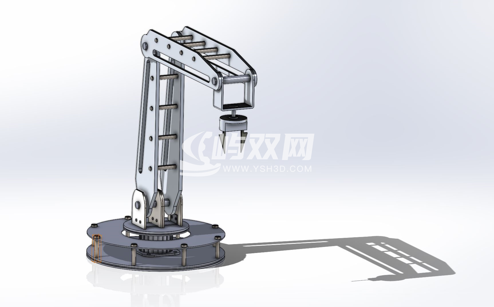简易机械臂结构3D图纸