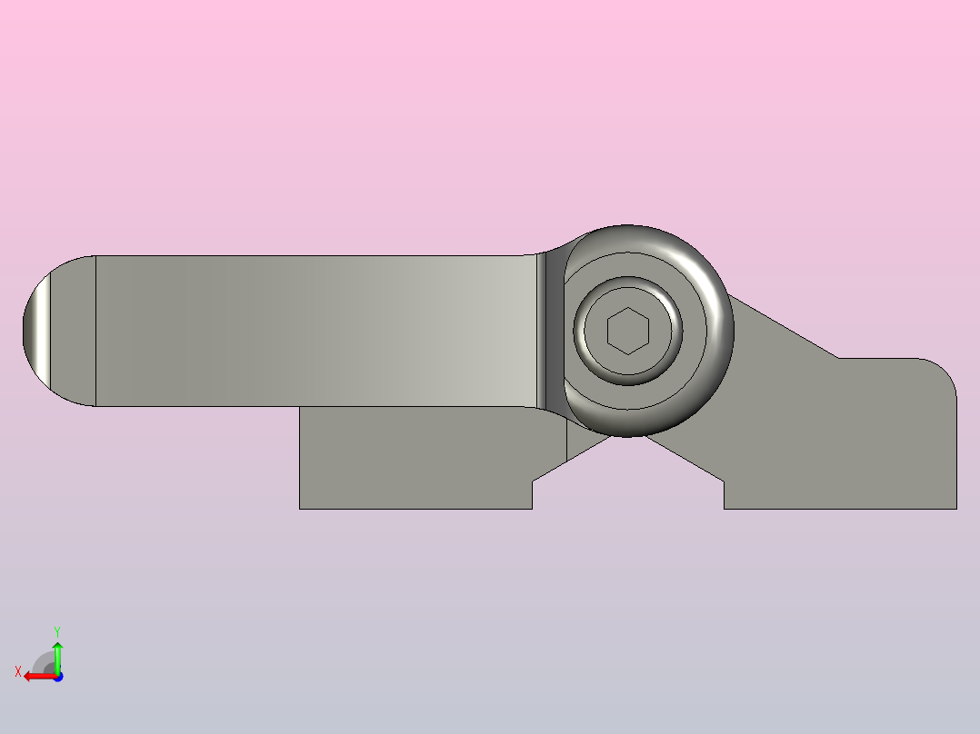 CFAERS带摩擦闸的铰链合页后视图