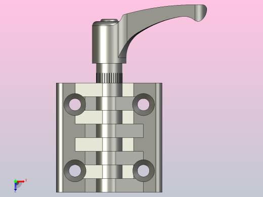 CFAERS带摩擦闸的铰链合页俯视缩略图