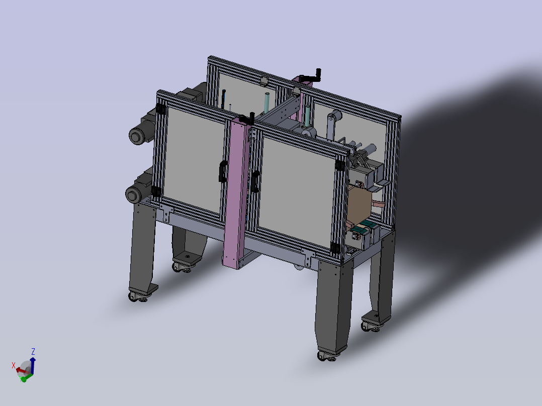 ZDBH2001角边封箱机总成主视图