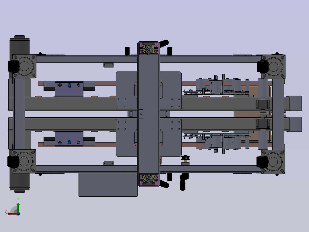 ZDBH2001角边封箱机总成后视图