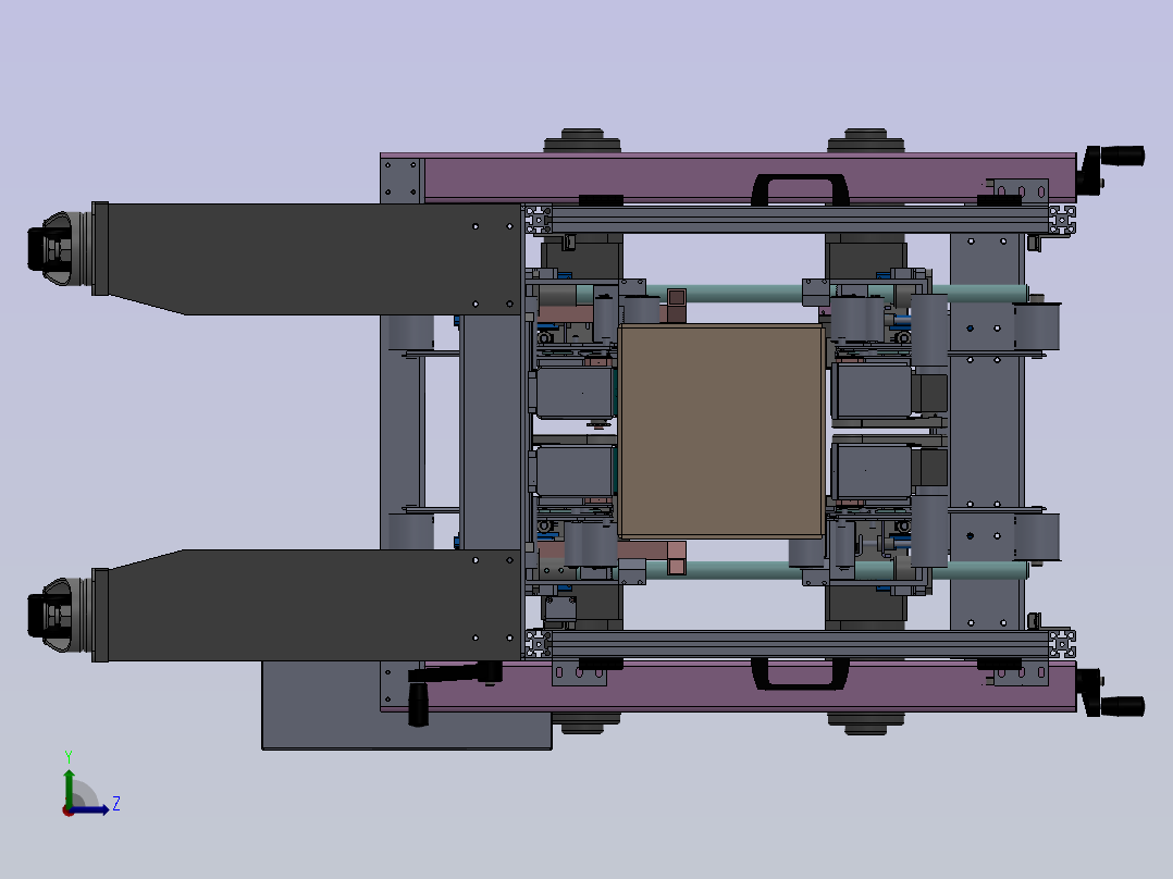 ZDBH2001角边封箱机总成左视图