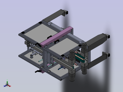 ZDBH2001角边封箱机总成正等轴测缩略图