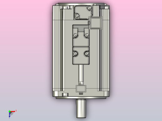 ECM-A3H EMC-A3L 马达机构-有刹车80框[ECM-A3H-CX0804S7X]台达俯视缩略图