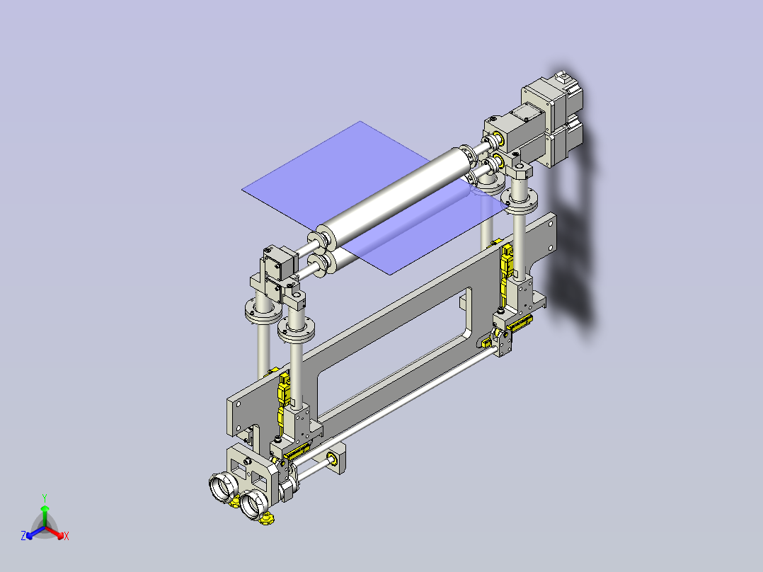 一款刷洗3D模型主视图
