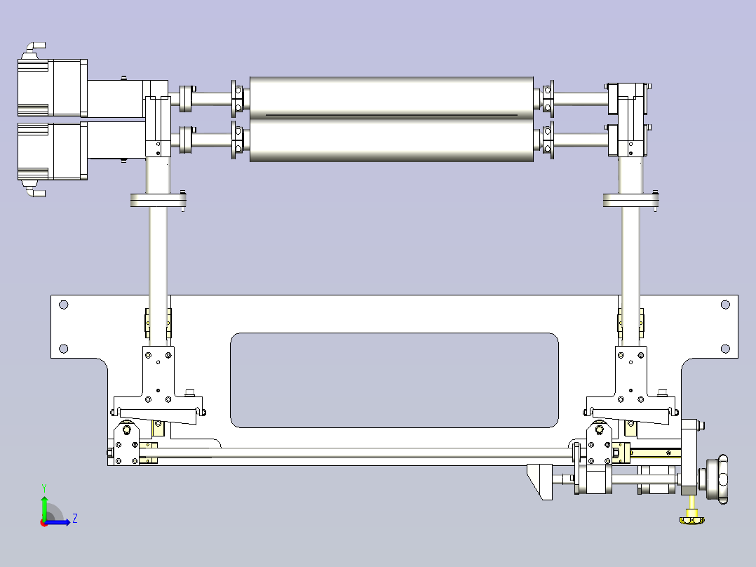 一款刷洗3D模型左视图