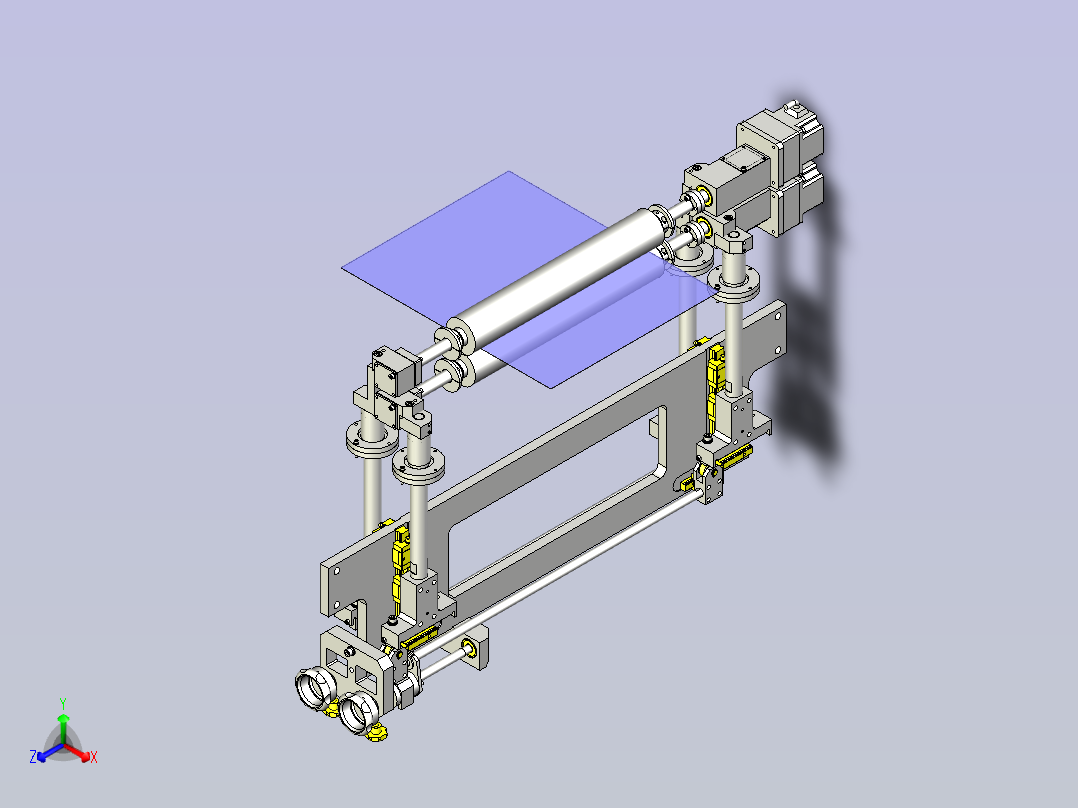 一款刷洗3D模型正等轴测图