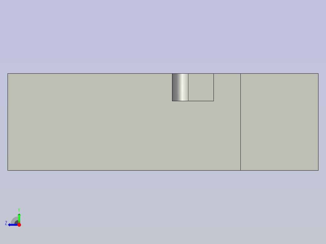 D4NS-4CF(安全开关)右视图