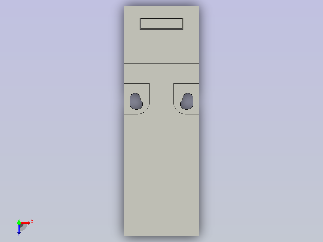 D4NS-4CF(安全开关)俯视图