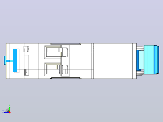 DZ267-32小型断路器三维模型202010右视缩略图