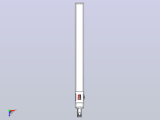 滚珠丝杠直线轴带导轨全封闭TPA-HCR-110D-1610C-L1150-M-C-P40-N3俯视缩略图