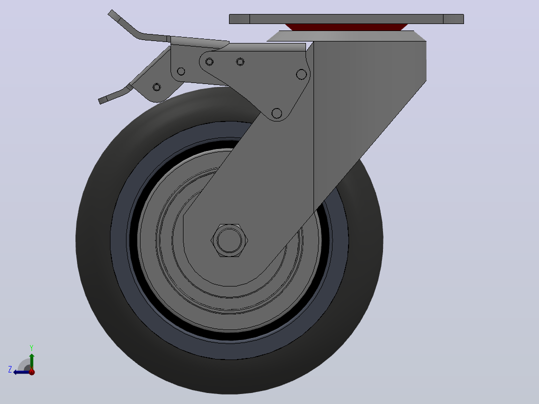 Z13-01B-150-202G重型轮[Z13-01B-150-202G]右视图