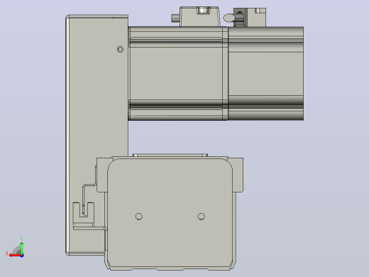 TEB8D-L450-B28-F2-400W半密封丝杆模组滑台后视缩略图
