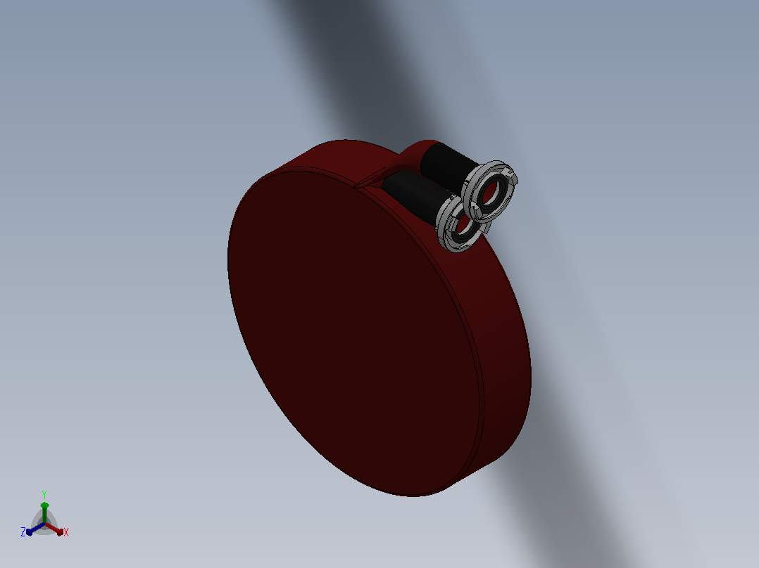 消防水带正等轴测图