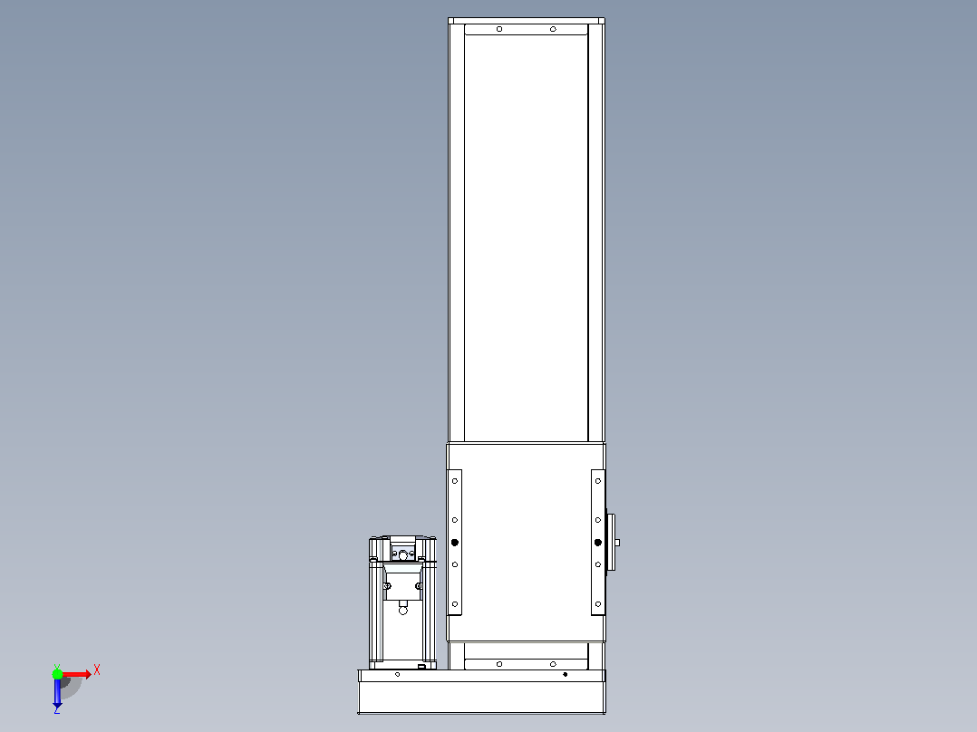 滚珠丝杠直线轴带导轨全封闭TPA-HCR-140D-2010C-L350-ML-C-P40-N3俯视图
