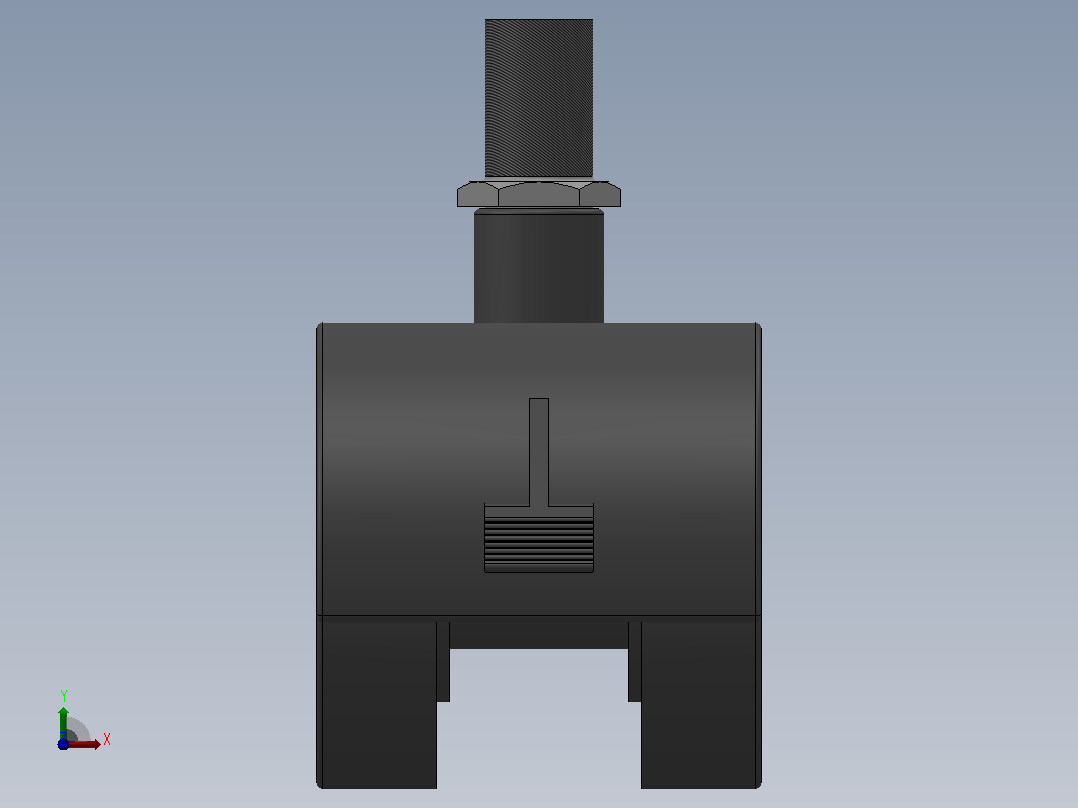 P21-03B-60-105B家具轮[P21-03B-40-105B]前视图