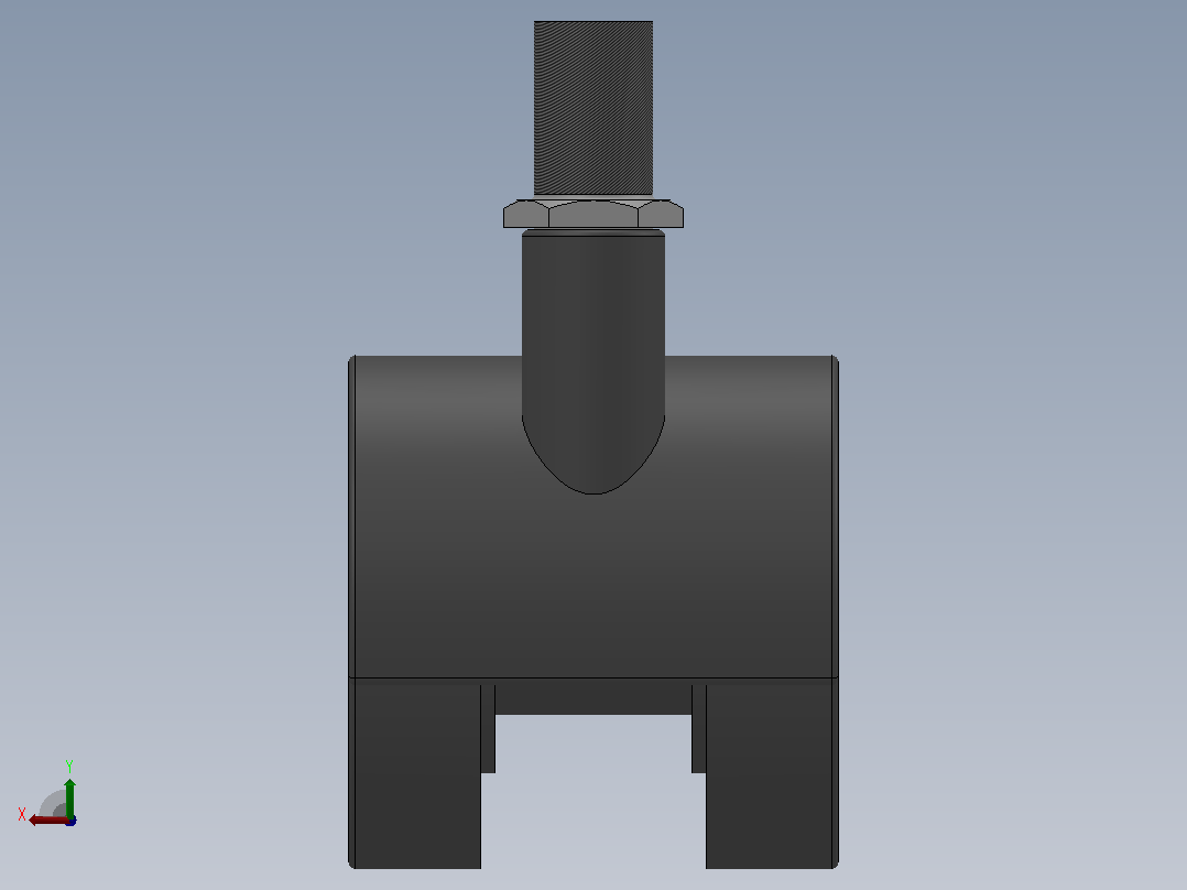P21-03B-60-105B家具轮[P21-03B-40-105B]后视图