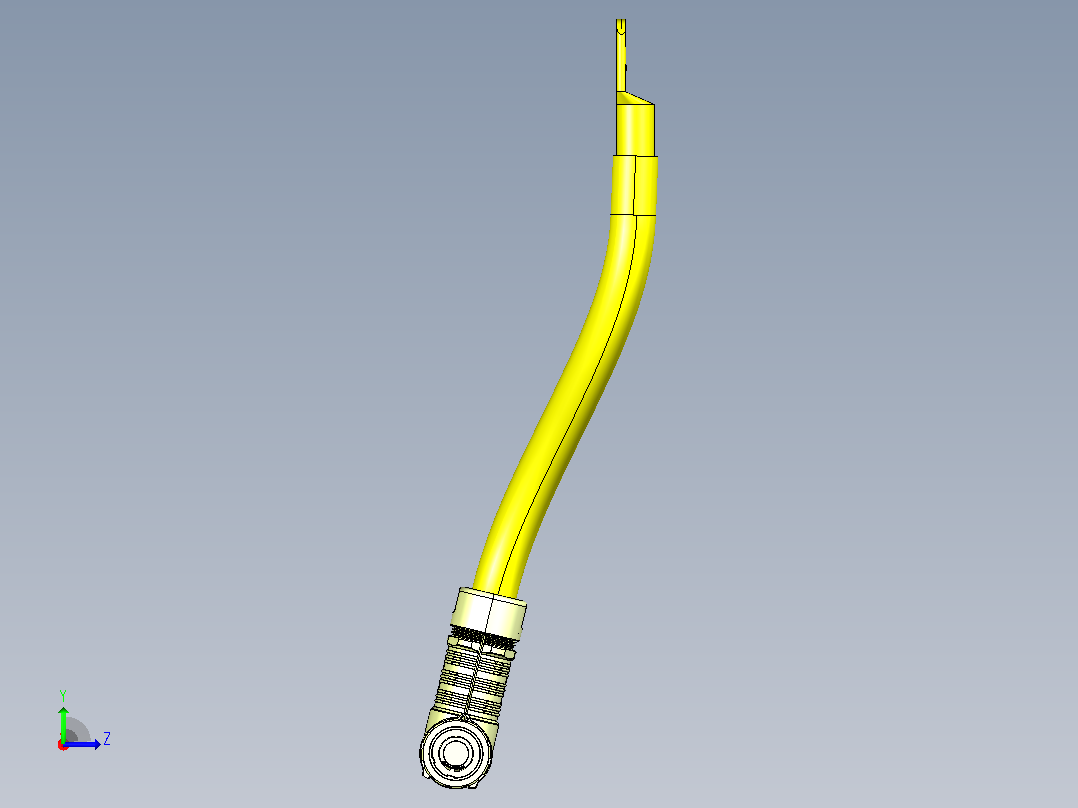 FNV2105006_电机控制器负极高压电缆装置左视图