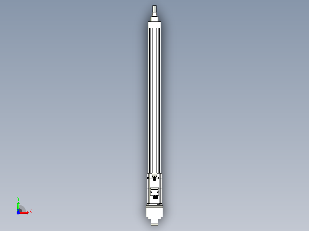 轻载电动缸TPA-ESR40-1210C-L600-MR-CA-W-P40-C3前视图