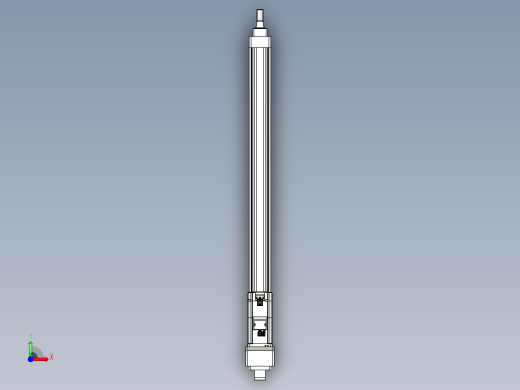 轻载电动缸TPA-ESR40-1210C-L600-MR-CA-W-P40-C3前视缩略图
