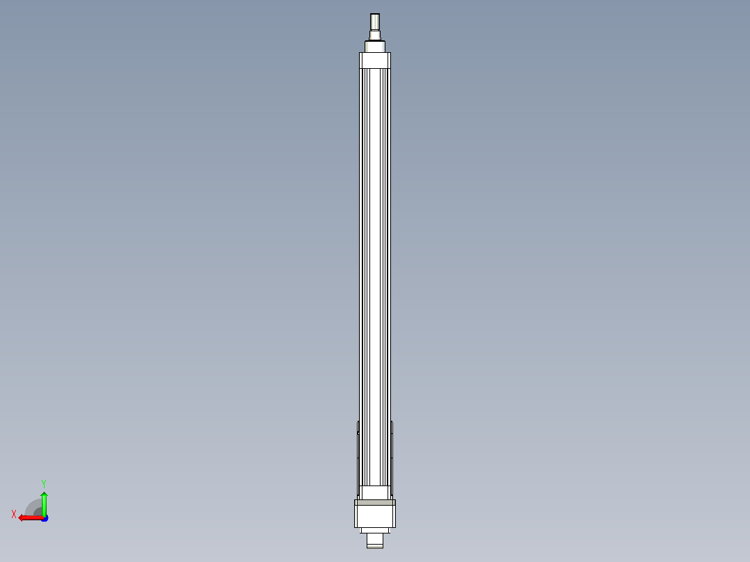 轻载电动缸TPA-ESR40-1210C-L600-MR-CA-W-P40-C3后视图